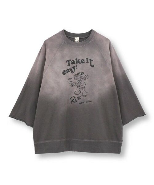 MEN'S BIGI / メンズビギ Tシャツ | 【SCREEN STARS/スクリーンスターズ】Sunburned sweat tee（チャコールグレー）