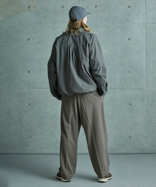MEN'S BIGI / メンズビギ シャツ・ブラウス | コットンナイロンドローコードシャツ | 詳細4