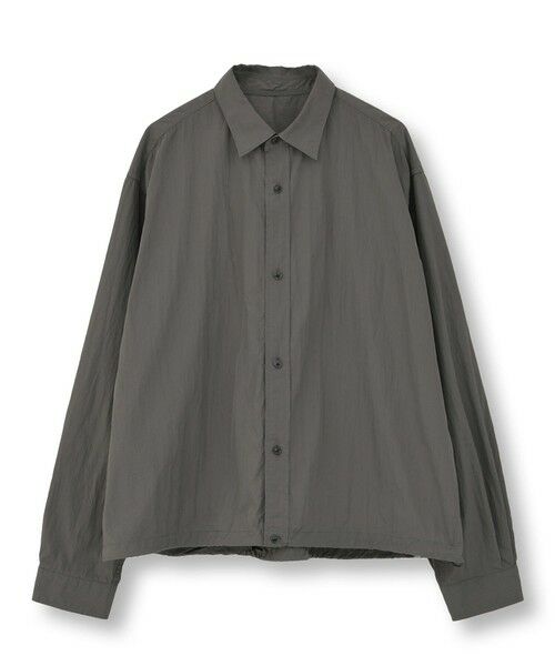 MEN'S BIGI / メンズビギ シャツ・ブラウス | コットンナイロンドローコードシャツ（グレー）