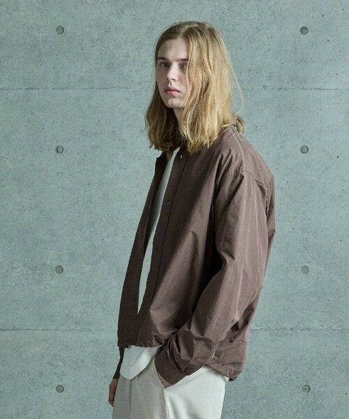 MEN'S BIGI / メンズビギ シャツ・ブラウス | コットンナイロンドローコードシャツ | 詳細9