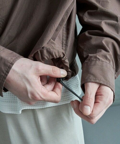 MEN'S BIGI / メンズビギ シャツ・ブラウス | コットンナイロンドローコードシャツ | 詳細12