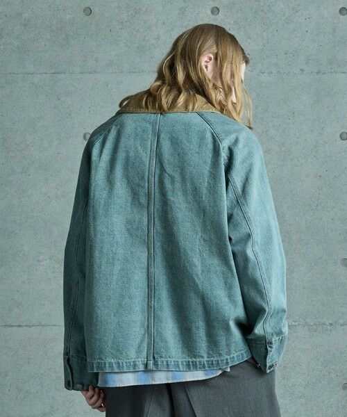 MEN'S BIGI / メンズビギ ブルゾン | デニムカバーオールジャケット | 詳細15