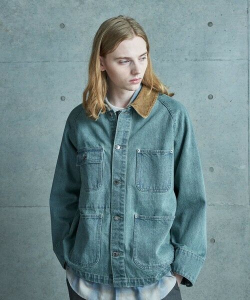 MEN'S BIGI / メンズビギ ブルゾン | デニムカバーオールジャケット | 詳細13