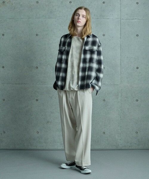MEN'S BIGI / メンズビギ ブルゾン | オンブレーチェックシャツブルゾン | 詳細5