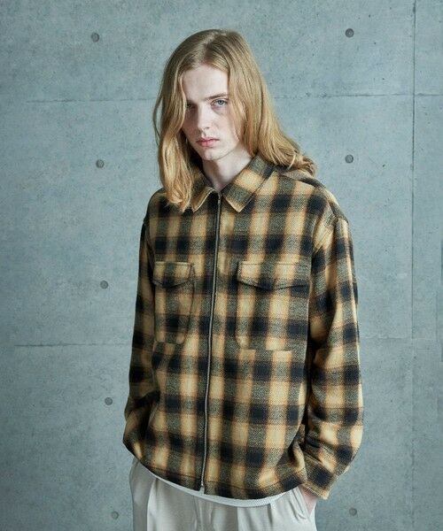 MEN'S BIGI / メンズビギ ブルゾン | オンブレーチェックシャツブルゾン | 詳細15