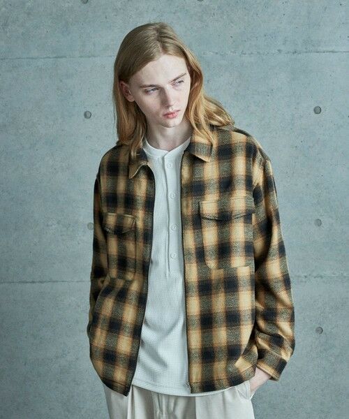 MEN'S BIGI / メンズビギ ブルゾン | オンブレーチェックシャツブルゾン | 詳細16