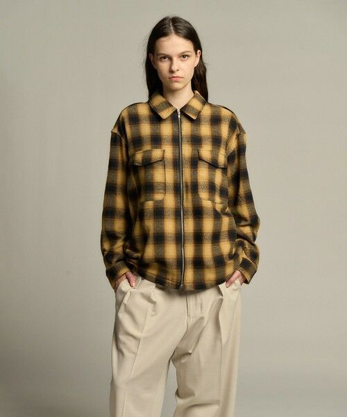 MEN'S BIGI / メンズビギ ブルゾン | オンブレーチェックシャツブルゾン | 詳細18