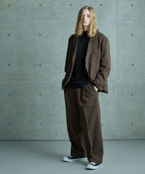 MEN'S BIGI / メンズビギ テーラードジャケット | ヘリンボーン柄テーラードジャケット | 詳細24