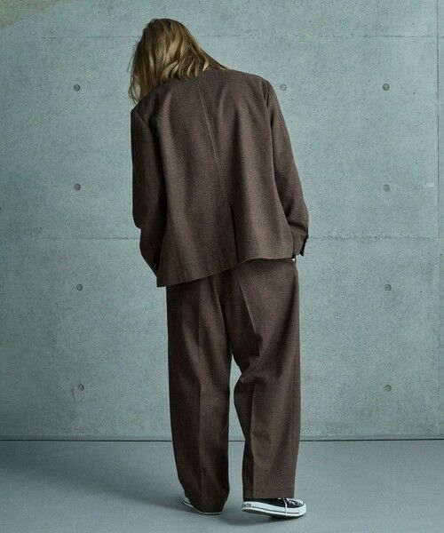 MEN'S BIGI / メンズビギ テーラードジャケット | ヘリンボーン柄テーラードジャケット | 詳細25