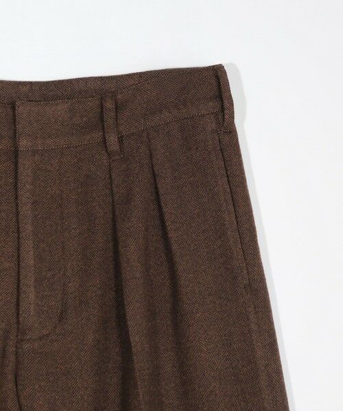 MEN'S BIGI / メンズビギ その他パンツ | ヘリンボーン柄ワイドタックパンツ | 詳細11
