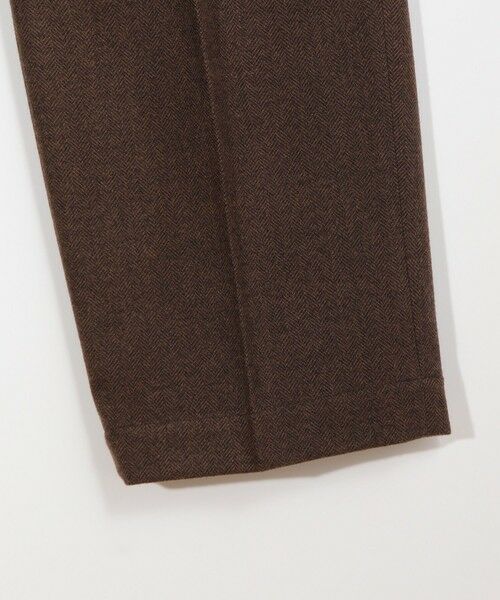 MEN'S BIGI / メンズビギ その他パンツ | ヘリンボーン柄ワイドタックパンツ | 詳細12