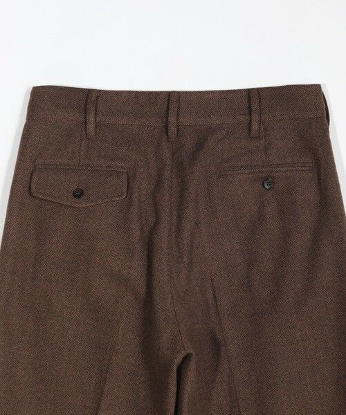 MEN'S BIGI / メンズビギ その他パンツ | ヘリンボーン柄ワイドタックパンツ | 詳細14