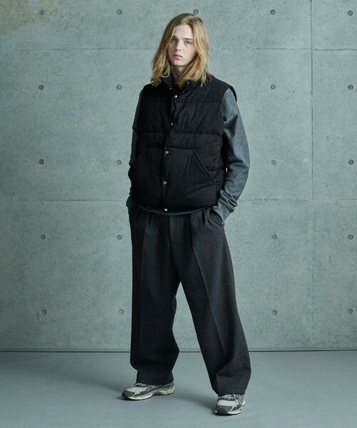 MEN'S BIGI / メンズビギ ベスト | フェイクスエード中綿ベスト | 詳細4