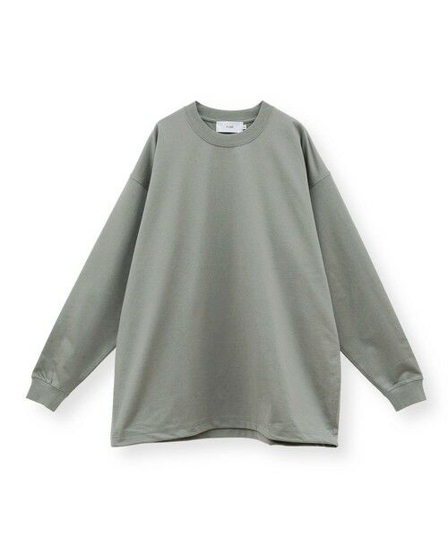 MEN'S BIGI / メンズビギ Tシャツ | アジャスタブルグロスロングTシャツ＜吸水速乾＞（グレー）