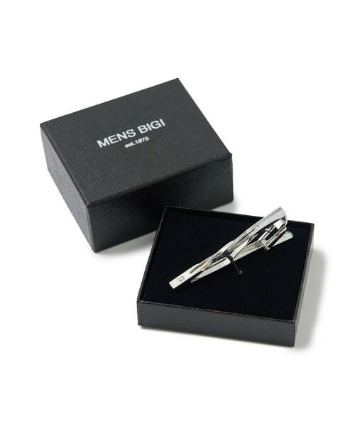 MEN'S BIGI / メンズビギ カフリンクス・ネクタイピン | ツイストスリットタイバー | 詳細2