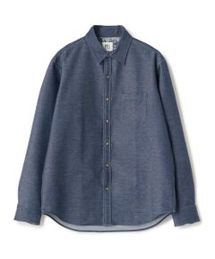 MEN'S BIGI / メンズビギ シャツ・ブラウス | デニムジャージ シャツブルゾン＜ストレッチ＞