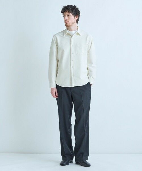 MEN'S BIGI / メンズビギ シャツ・ブラウス | デニムジャージ シャツブルゾン＜ストレッチ＞ | 詳細4