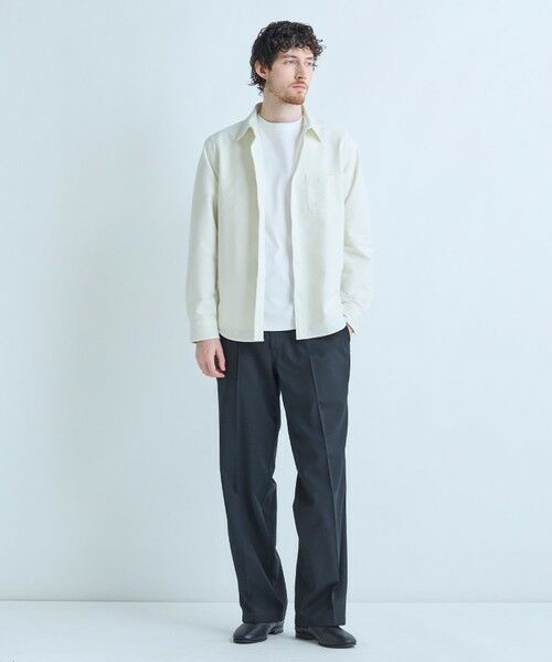 MEN'S BIGI / メンズビギ シャツ・ブラウス | デニムジャージ シャツブルゾン＜ストレッチ＞ | 詳細5