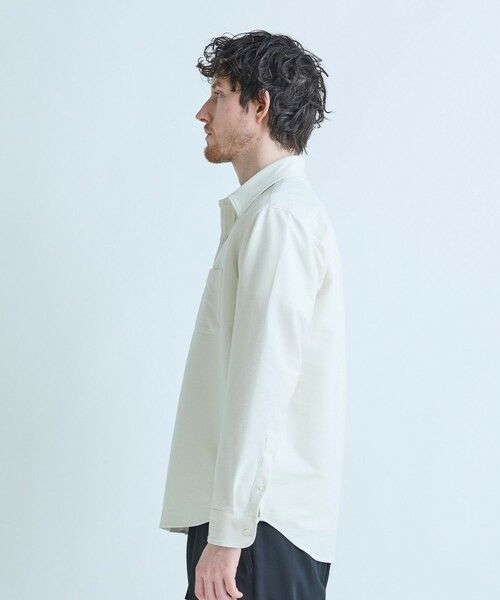 MEN'S BIGI / メンズビギ シャツ・ブラウス | デニムジャージ シャツブルゾン＜ストレッチ＞ | 詳細2