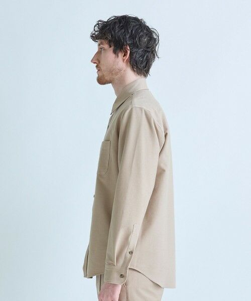 MEN'S BIGI / メンズビギ シャツ・ブラウス | デニムジャージ シャツブルゾン＜ストレッチ＞ | 詳細10