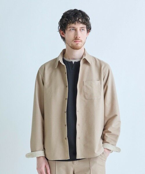 MEN'S BIGI / メンズビギ シャツ・ブラウス | デニムジャージ シャツブルゾン＜ストレッチ＞ | 詳細9