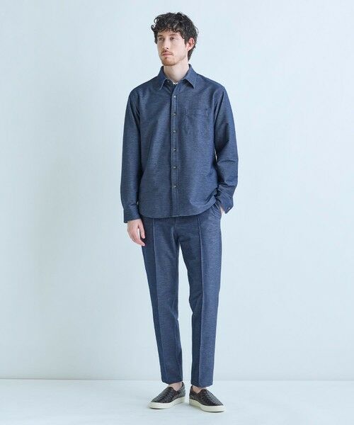 MEN'S BIGI / メンズビギ シャツ・ブラウス | デニムジャージ シャツブルゾン＜ストレッチ＞ | 詳細25