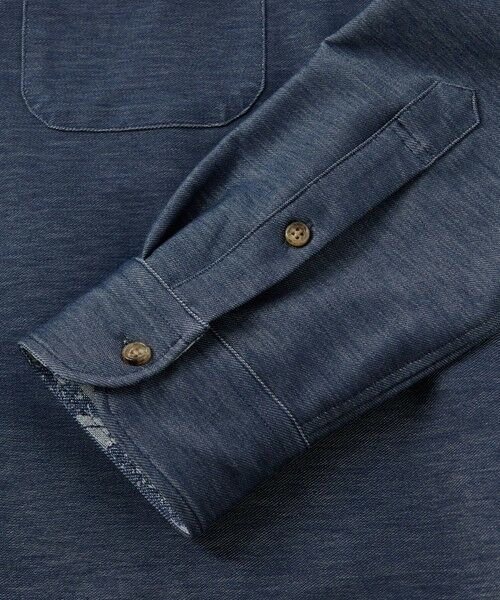 MEN'S BIGI / メンズビギ シャツ・ブラウス | デニムジャージ シャツブルゾン＜ストレッチ＞ | 詳細10