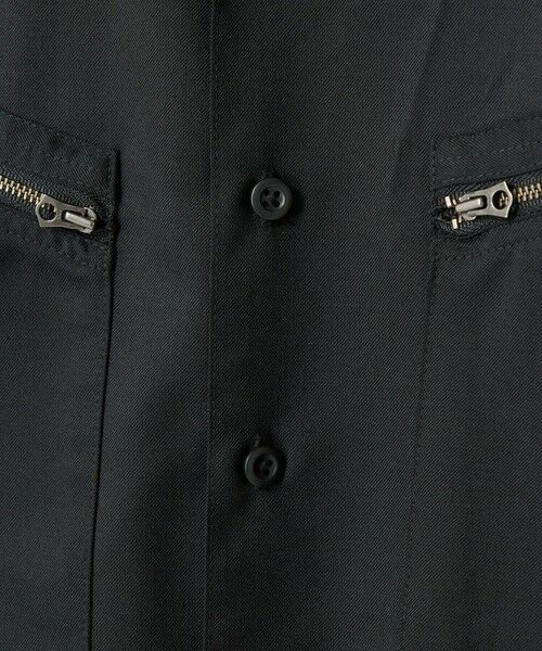 MEN'S BIGI / メンズビギ シャツ・ブラウス | ウールツイル オープンカラーワークシャツ | 詳細10