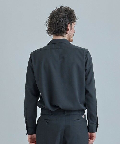 MEN'S BIGI / メンズビギ シャツ・ブラウス | ウールツイル オープンカラーワークシャツ | 詳細8