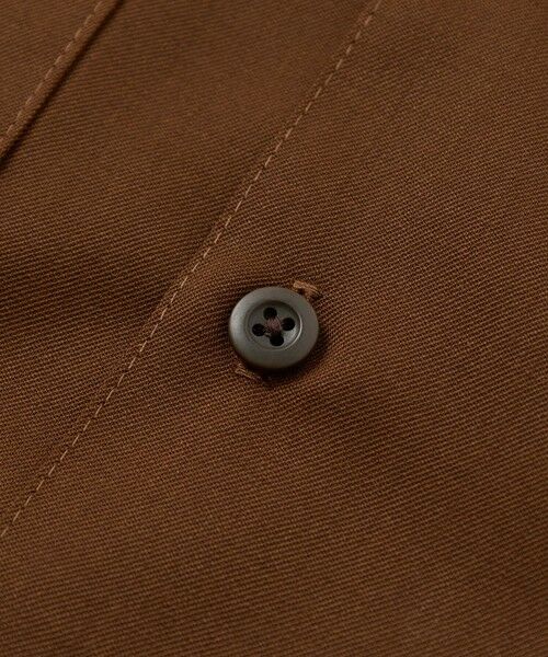 MEN'S BIGI / メンズビギ シャツ・ブラウス | ウールツイル オープンカラーワークシャツ | 詳細15