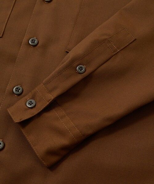 MEN'S BIGI / メンズビギ シャツ・ブラウス | ウールツイル オープンカラーワークシャツ | 詳細25