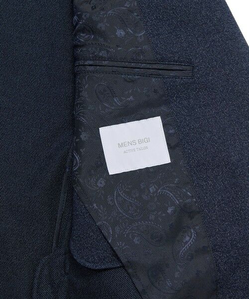 MEN'S BIGI / メンズビギ テーラードジャケット | 【ACTIVE TAILOR/アクティブテイラー】ハイゲージツイル ジャージジャケット＜防シワ性＞＜ストレッチ＞ | 詳細15