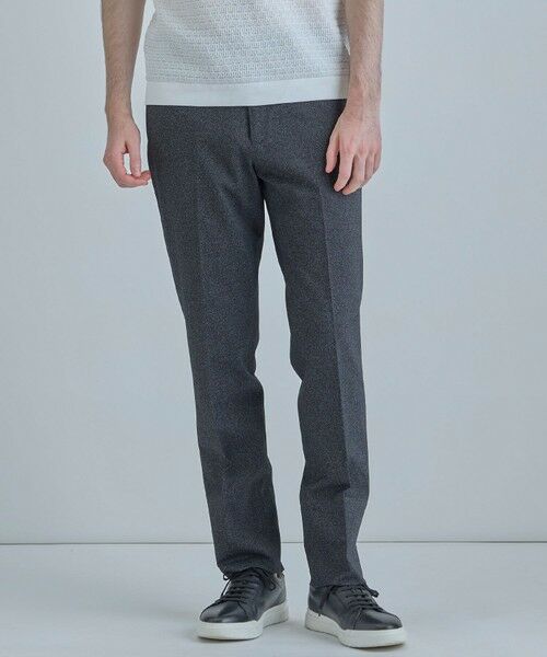 MEN'S BIGI / メンズビギ スラックス・ドレスパンツ | 【ACTIVE TAILOR/アクティブテイラー】ハイゲージツイル ジャージパンツ＜防シワ性＞＜ストレッチ＞ | 詳細1