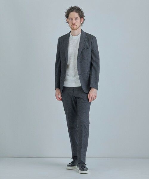 MEN'S BIGI / メンズビギ スラックス・ドレスパンツ | 【ACTIVE TAILOR/アクティブテイラー】ハイゲージツイル ジャージパンツ＜防シワ性＞＜ストレッチ＞ | 詳細4