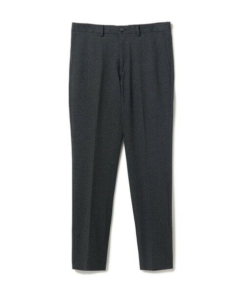MEN'S BIGI / メンズビギ スラックス・ドレスパンツ | 【ACTIVE TAILOR/アクティブテイラー】ハイゲージツイル ジャージパンツ＜防シワ性＞＜ストレッチ＞（ブラック）