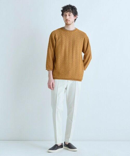 MEN'S BIGI / メンズビギ スラックス・ドレスパンツ | デニムジャージ テーパードパンツ＜ストレッチ＞ | 詳細3