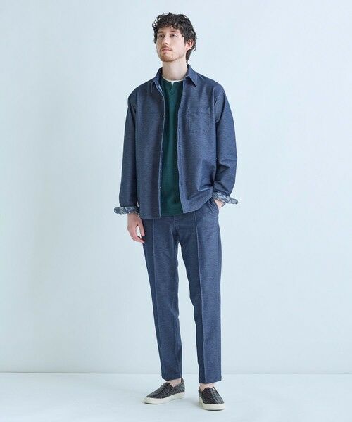 MEN'S BIGI / メンズビギ スラックス・ドレスパンツ | デニムジャージ テーパードパンツ＜ストレッチ＞ | 詳細22