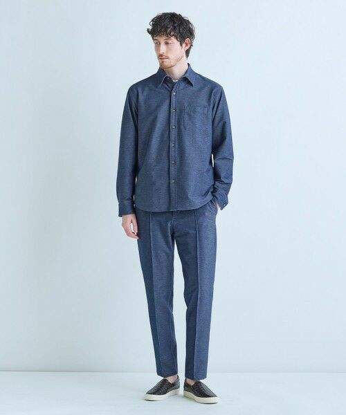 MEN'S BIGI / メンズビギ スラックス・ドレスパンツ | デニムジャージ テーパードパンツ＜ストレッチ＞ | 詳細23