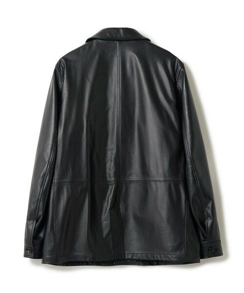 MEN'S BIGI / メンズビギ その他アウター | ライトラムレザー カバーオールブルゾン | 詳細11