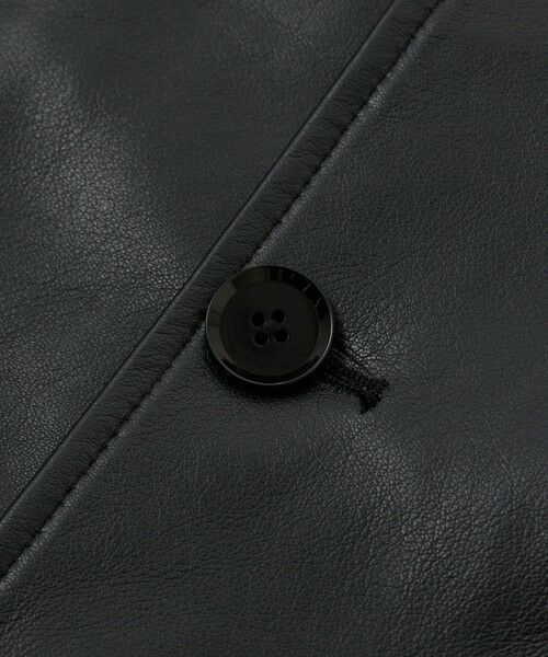 MEN'S BIGI / メンズビギ その他アウター | ライトラムレザー カバーオールブルゾン | 詳細2