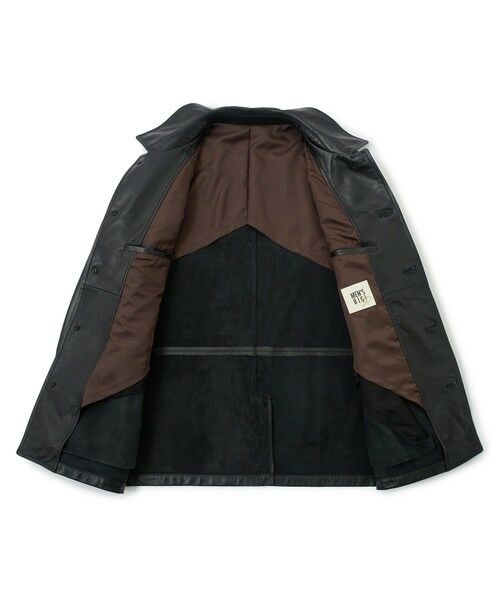 MEN'S BIGI / メンズビギ その他アウター | ライトラムレザー カバーオールブルゾン | 詳細5