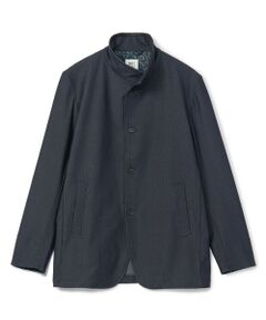 MEN'S BIGI / メンズビギ その他アウター | シャンブレー調ハイテンショントリコット スタンドカラーカーデブルゾン＜接触冷感/速乾/UVカット＞