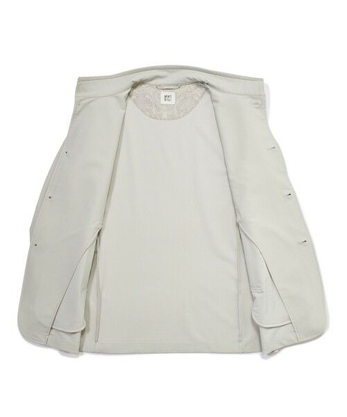 MEN'S BIGI / メンズビギ その他アウター | シャンブレー調ハイテンショントリコット スタンドカラーカーデブルゾン＜接触冷感/速乾/UVカット＞ | 詳細8