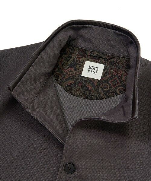 MEN'S BIGI / メンズビギ その他アウター | シャンブレー調ハイテンショントリコット スタンドカラーカーデブルゾン＜接触冷感/速乾/UVカット＞ | 詳細14