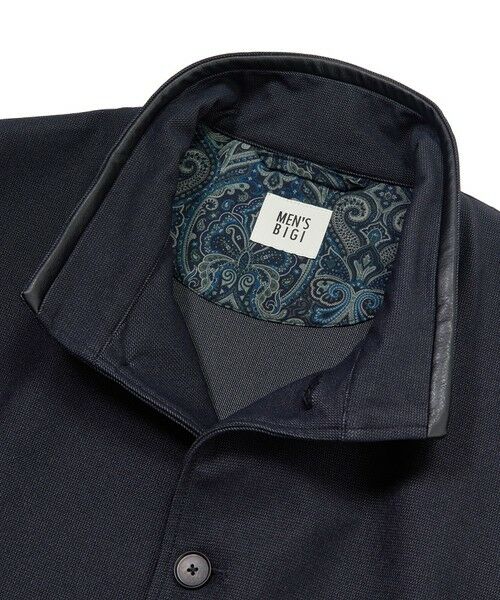 MEN'S BIGI / メンズビギ その他アウター | シャンブレー調ハイテンショントリコット スタンドカラーカーデブルゾン＜接触冷感/速乾/UVカット＞ | 詳細19