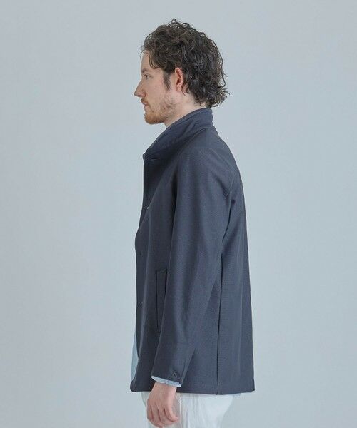 MEN'S BIGI / メンズビギ その他アウター | シャンブレー調ハイテンショントリコット スタンドカラーカーデブルゾン＜接触冷感/速乾/UVカット＞ | 詳細16