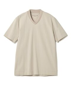 MEN'S BIGI / メンズビギ Tシャツ | 【ACTIVE TAILOR/アクティブテイラー】シルケットスムースVネックTシャツ＜接触冷感 / UVカット＞