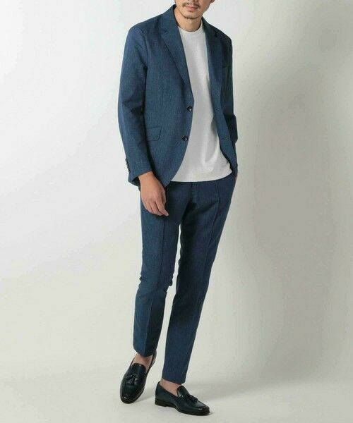 MEN'S BIGI / メンズビギ Tシャツ | 【ACTIVE TAILOR/アクティブテイラー】シルケットスムースクルーネックTシャツ＜接触冷感 / UVカット＞ | 詳細4