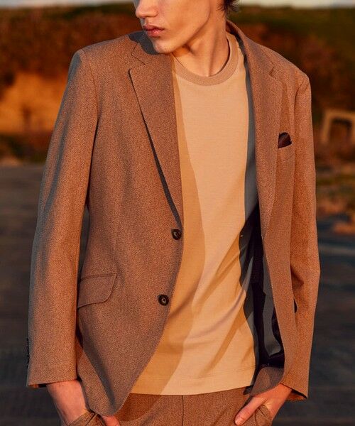 MEN'S BIGI / メンズビギ Tシャツ | 【ACTIVE TAILOR/アクティブテイラー】シルケットスムースクルーネックTシャツ＜接触冷感 / UVカット＞ | 詳細10