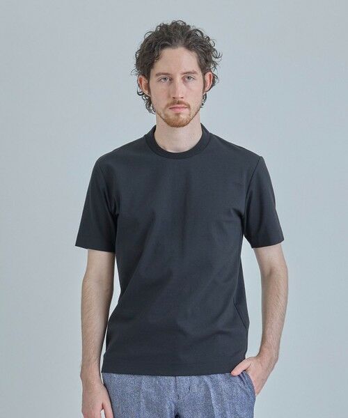 MEN'S BIGI / メンズビギ Tシャツ | 【ACTIVE TAILOR/アクティブテイラー】シルケットスムースクルーネックTシャツ＜接触冷感 / UVカット＞ | 詳細13